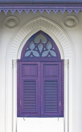 Windows at Wat Phra Keao Templeの写真素材