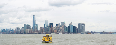 Panorama of New York City at Lower Manhattanのeditorial素材