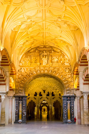 The Great Mosque Cathedral of Cordoba  La Mezquita , Spainのeditorial素材