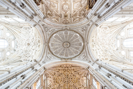 The Great Mosque Cathedral of Cordoba (La Mezquita), Spainのeditorial素材