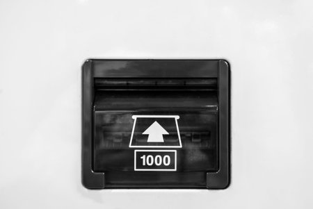 vending Machine banknote insert space