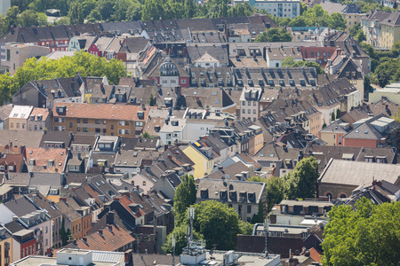 Cologne aerial view in Germanyの写真素材