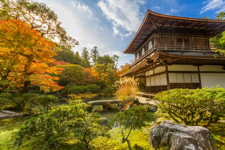 Kyoto Silver Pavillion Ginkakuji temple, Japanのeditorial素材
