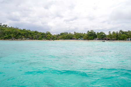 Snorkeling point with beautiful coralscape at Racha Island Phuket Thailand