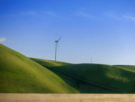 Giant Wind Turbine in Unites States of Americaの写真素材