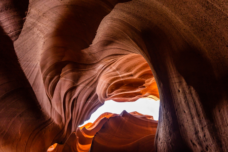 Lower Antelope Canyon in the Navajo Reservation near Page, Arizona USAの写真素材