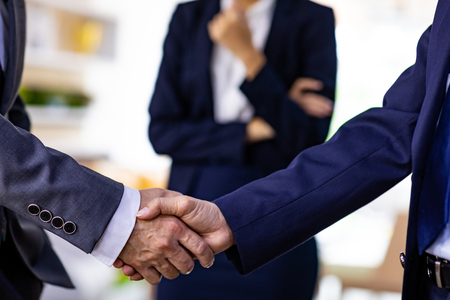 Handshake for Business deal Business Mergers and acquisitionsの写真素材