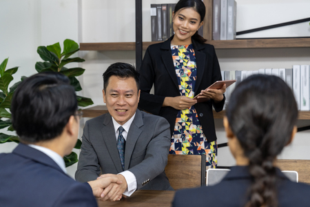 Handshake for Business deal Business Mergers and acquisitionsの写真素材
