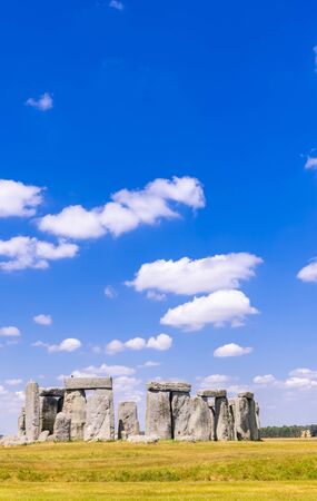 Landscape of Stonehenge England United Kingdom,の写真素材