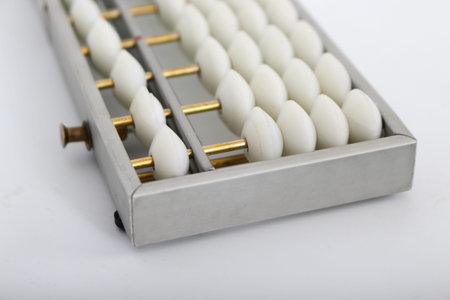 Abacus on a white background