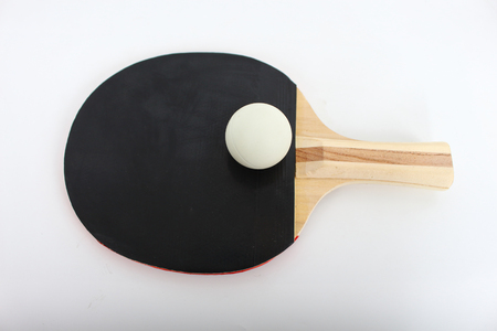 table Tennis on a white background.の写真素材