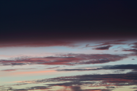 The sky and clouds before sunset.の写真素材