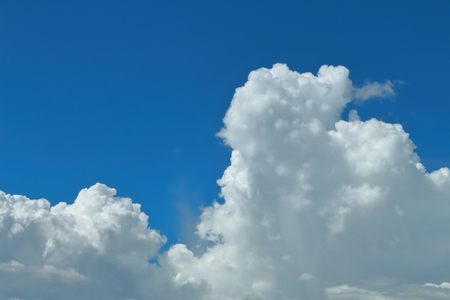 Blue sky and white clouds.の写真素材