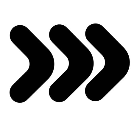 decorative authors arrow shows the direction to the side, in black, isolated object on a white background, vector illustration, epsのイラスト素材