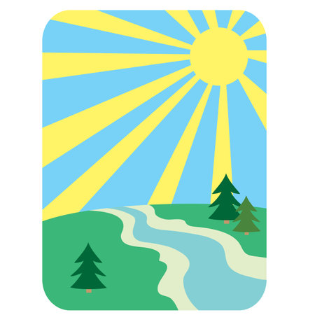 Valleyのイラスト素材