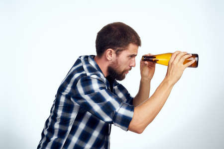 a person alcoholism problems emotions depression Lifestyleの写真素材