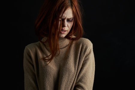 scared woman change domestic violence abuse problem