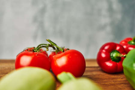 Ingredients vitamins organic food kitchen farm products view from aboveの写真素材