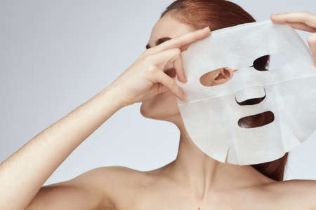 face mask rejuvenation clean skin spa treatmentsの写真素材
