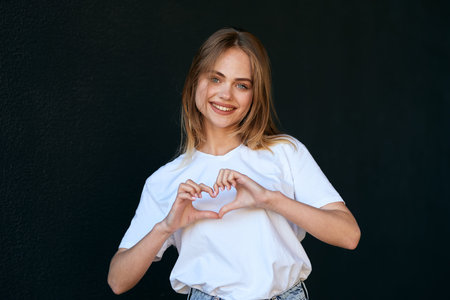 pretty blonde posing studio smile fashion lifestyle