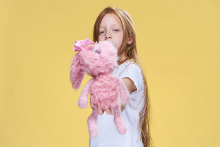 girl with stuffed toy posing fashion fun fun