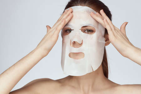 face mask rejuvenation clean skin spa treatmentsの写真素材