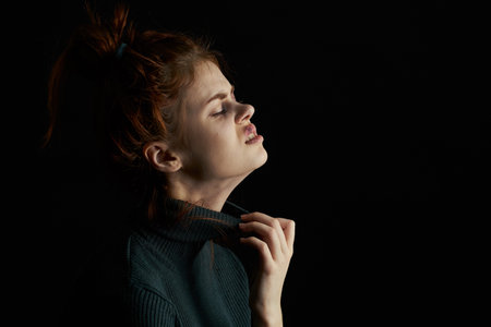 woman with bottle of alcohol smokes a cigarette depression bruises under eyes emotions