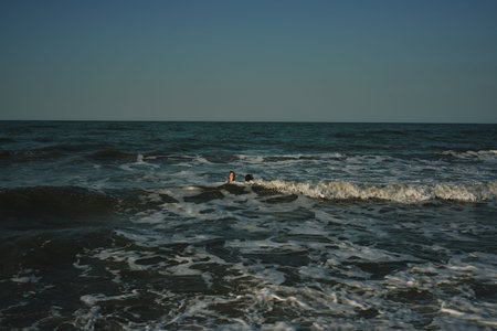 Waves beach sand landscape ocean summer travel