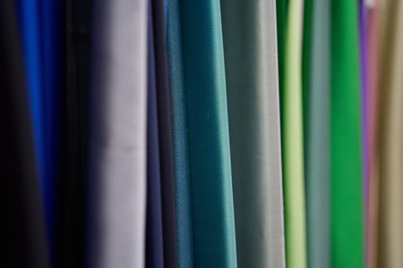 colorful fabric fashion textile material texture industry