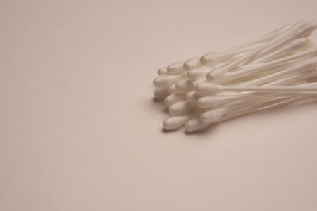 cotton swabs hygiene accessories sanitation object light background