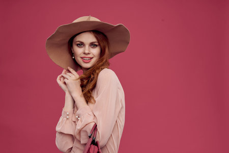pretty woman Glamor jewelry fashion isolated background
