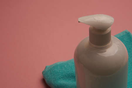 soap washcloth towel bath accessories body care hygieneの写真素材