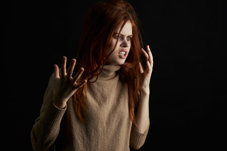 scared woman with bruises under her eyes beating depression abuse