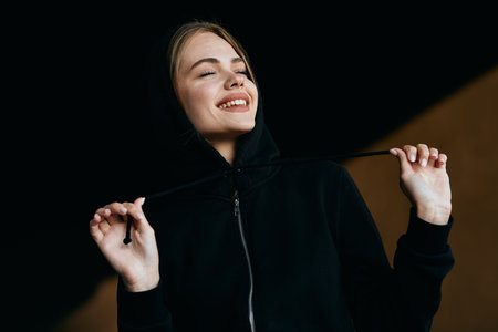 pretty woman outdoors walk fresh air lifestyle