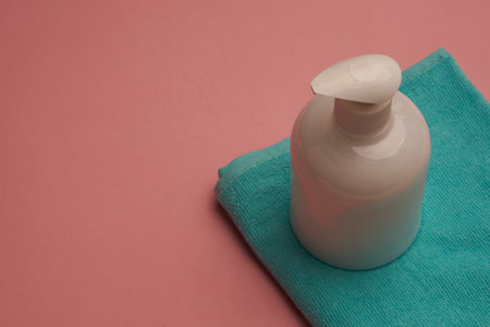 soap washcloth towel bath accessories body care hygieneの写真素材