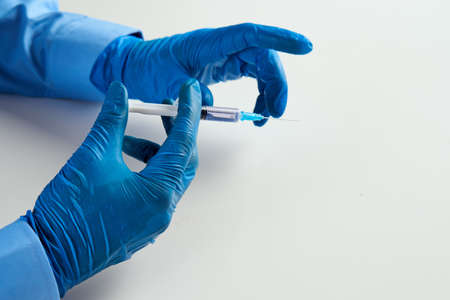 laboratory research chemical solution biotechnology analyzes experimentの写真素材