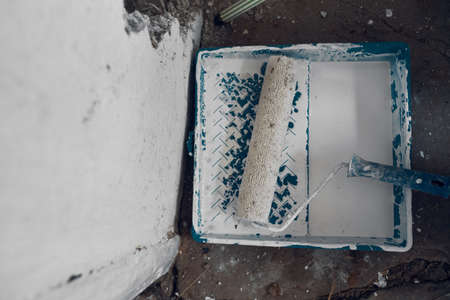 Syndrome paint home renovation interior tools creativeの写真素材