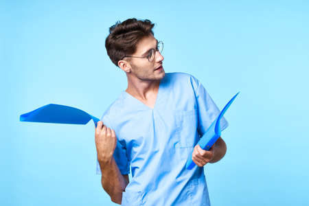 nurse health care treatment examination isolated backgroundの写真素材