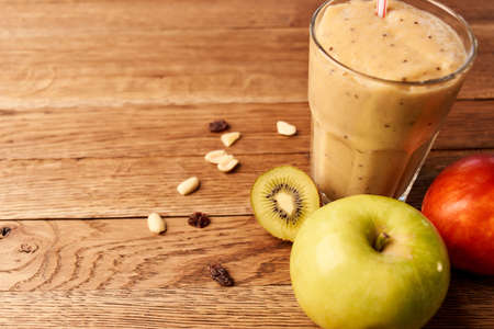 fruit cocktails vitamins with health museum dessert breakfastの写真素材