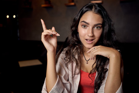 woman in cafe with a cup of drink laptop lifestyleの写真素材