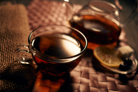 freshly brewed tea hot drink morning breakfast natural product