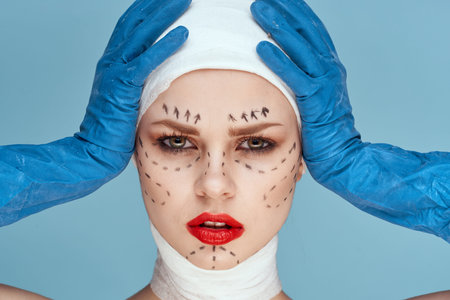 woman aesthetic facial surgery clinic body care studio lifestyle