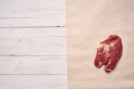 meat steak food ingredients rosemary kitchen cookingの写真素材