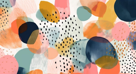 print texture design art contemporary modern scandinavian minimal abstract poster background. Generative AI.の素材