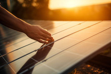 Energy windmill solar photovoltaic power panel renewableの素材