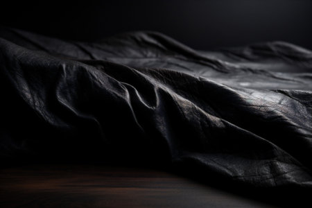 background abstract dark copy grunge black space texture grey black material friday rough. Generative AI.の素材