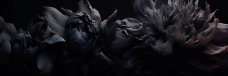 friday black copy abstract dark background grunge textured black grey texture space rough. Generative AI.の素材