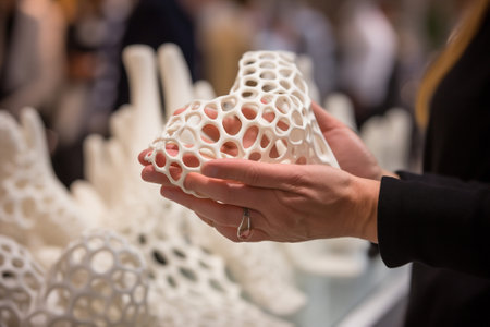 Engineering machine concept 3d plastic printer technology model three-dimensional printing design handの素材