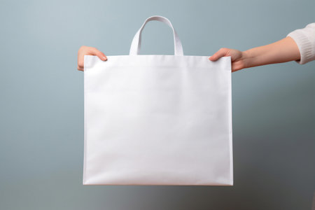 woman shopping market template black white purchase bag fashion layout buy. Generative AI.の素材