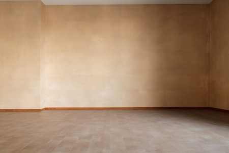 design plaster window minimal wall texture blank beige light room. Generative AI.の素材